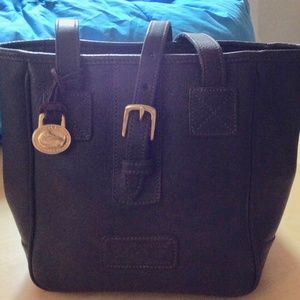 Dooney and Bourke vintage brown leather tote